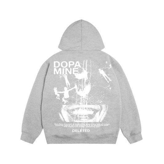 DOPAMINE GRAY HOODIE