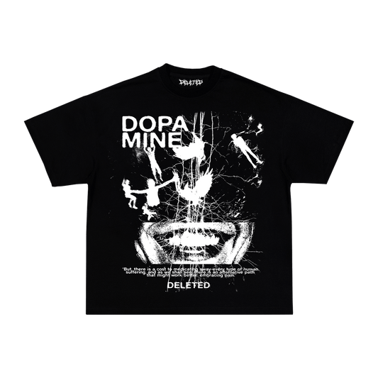 DOPAMINE BLACK T-SHIRT